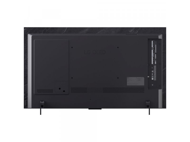 LG OLED42C6RLA задняя панель &mdash; 4 порта HDMI 2.1, 3 USB, оптический выход и разъёмы для подключения