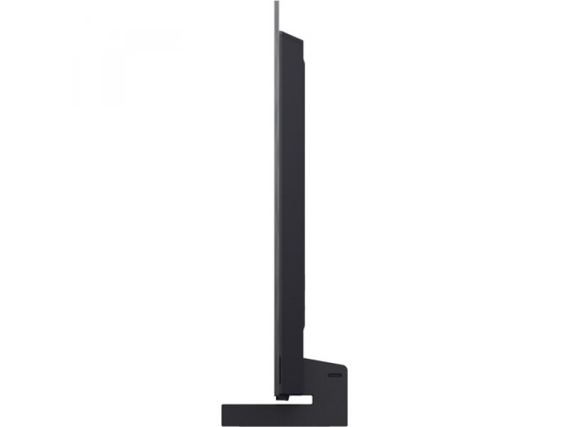 LG OLED42C6RLA профиль корпуса сбоку &mdash; демонстрация толщины панели и минималистичной подставки