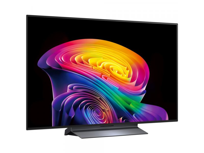 LG OLED55C6RLA вид под углом слева — углы обзора 178° OLED evo практически без цветового сдвига