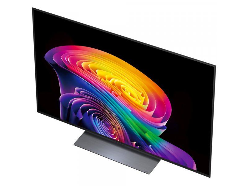 LG OLED55C6RLA вид сбоку — тонкий профиль корпуса 4 см без подставки, минималистичный дизайн