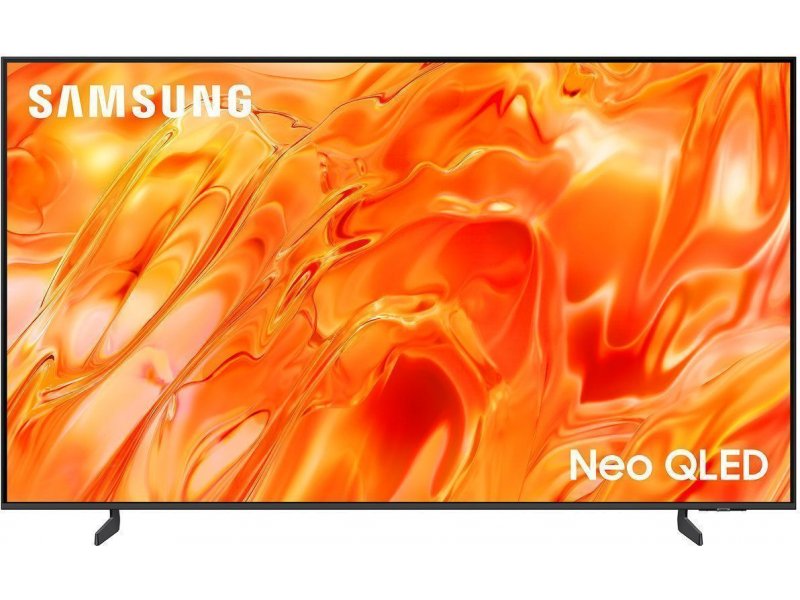 Samsung QE100QN70H Neo QLED 100 дюймов — вид спереди с включённым экраном и подсветкой Mini LED