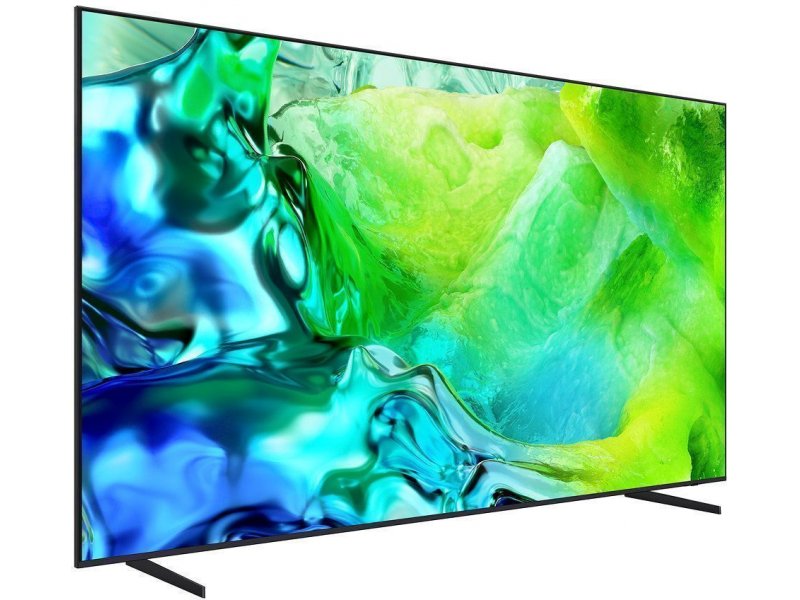 Samsung QE65QN80H 65 — глубина чёрного Neo QLED, вид в перспективе с акцентом на контраст тёмных сцен