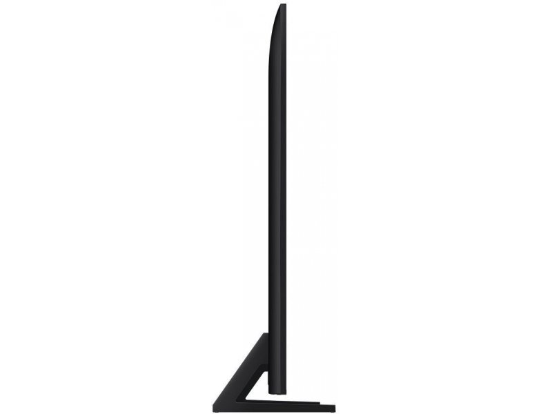 Samsung QE85QN80H — вид подставки снизу, конструкция крепления к панели
