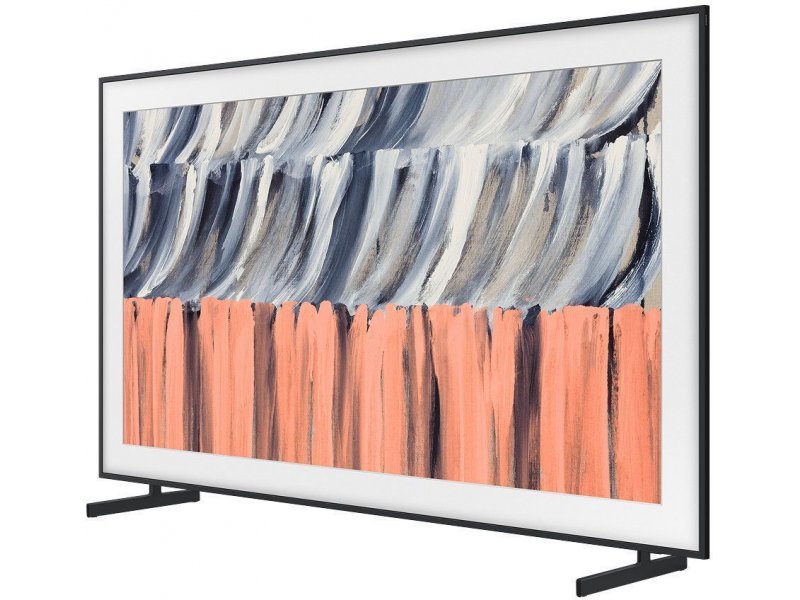 Samsung The Frame QE98LS03H — глубина корпуса 26 см, дизайн рамки и подставки под углом