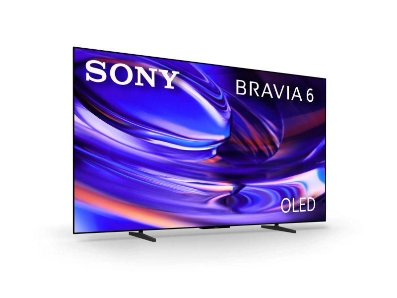 Sony K-65A60 вид под углом — тонкий корпус и минималистичный дизайн OLED-телевизора
