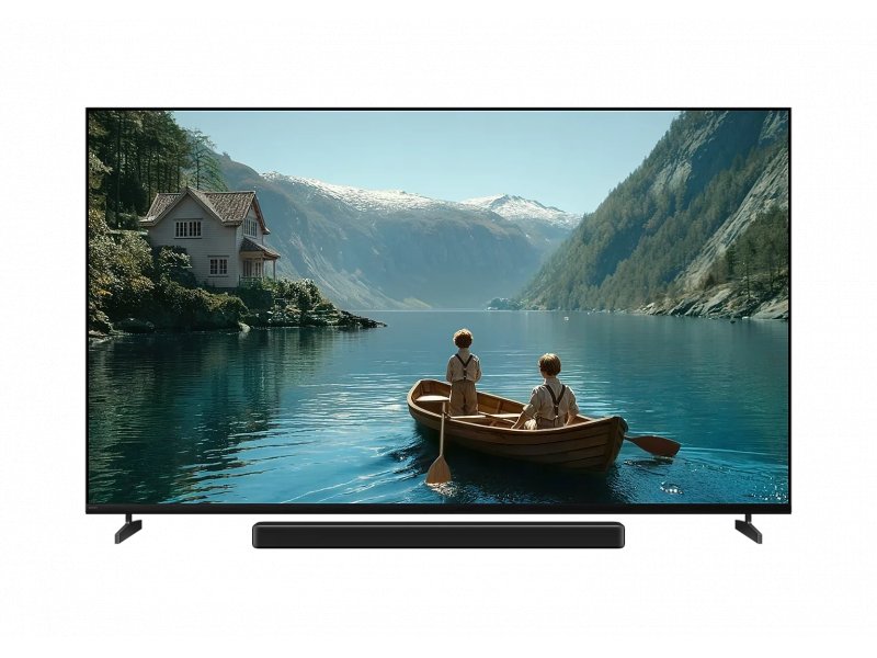 Sony K-65XR35M2 вид спереди со звуковой панелью внизу полный вид телевизора в сборке