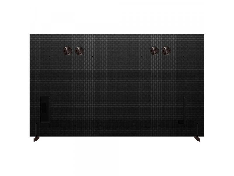 TCL 75X11L вид сзади — динамики системы 2.2.2 с сабвуфером в верхней части корпуса