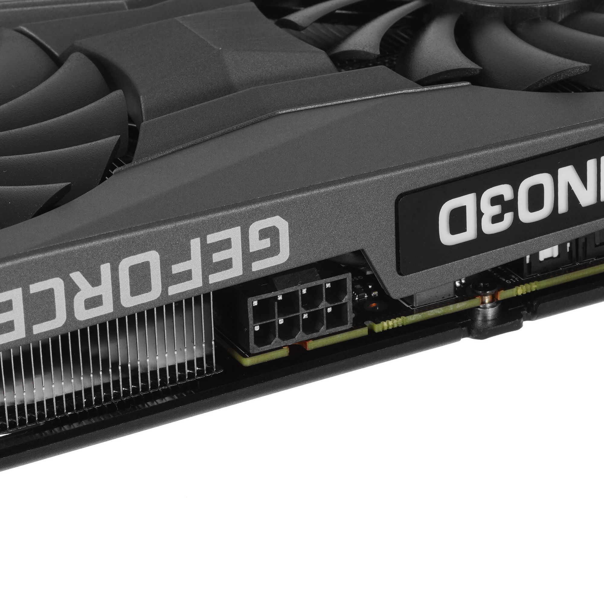 INNO3D GeForce RTX 3060 алюминиевый радиатор GDDR6 память система охлаждения крупный план