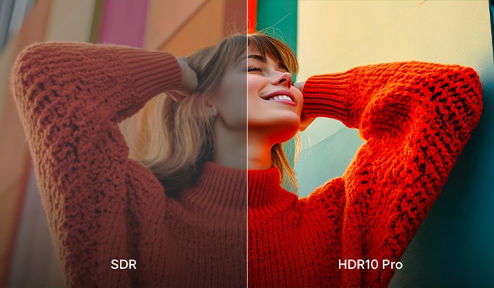 Сравнение SDR и HDR10 Pro