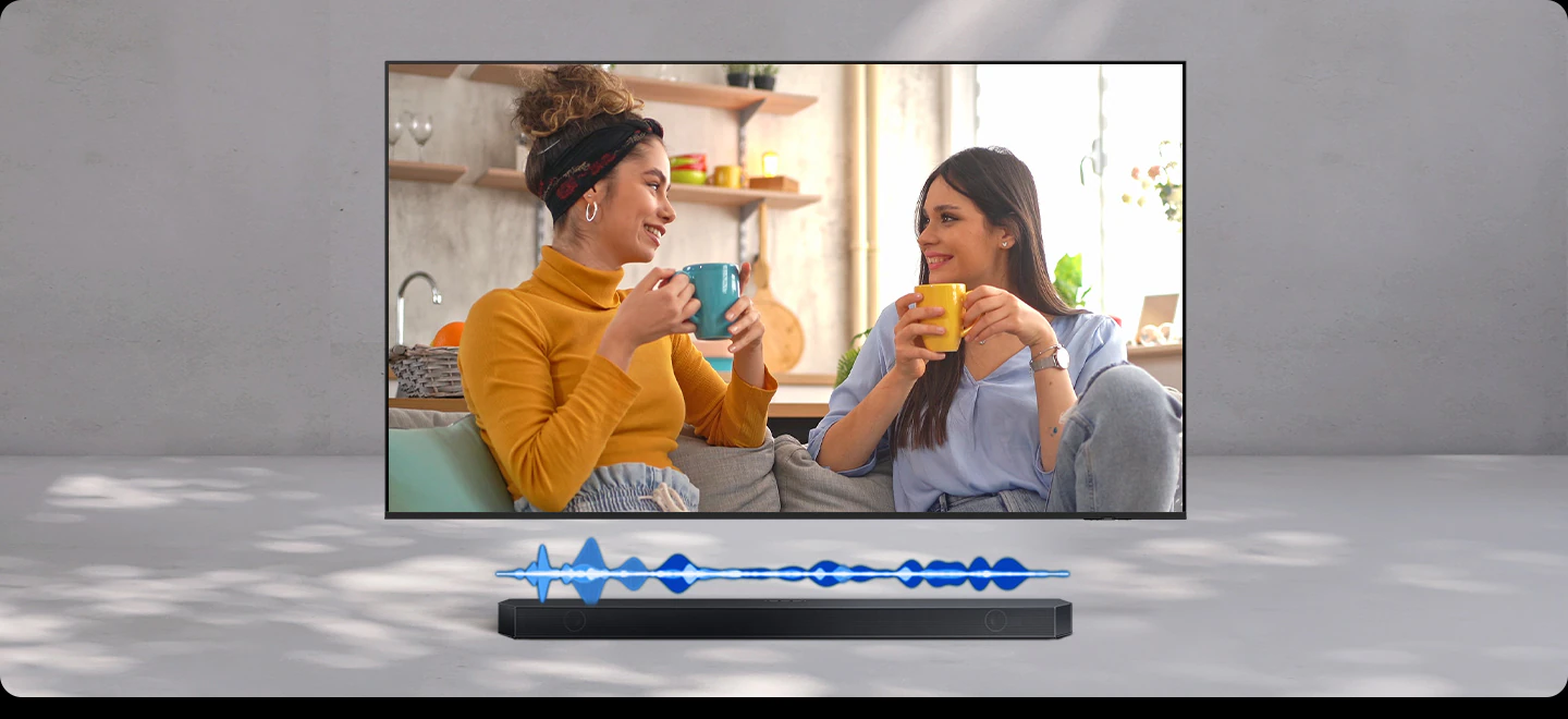 Samsung HW-Q600H с AI Adaptive Sound &mdash; саундбар автоматически адаптирует тональный баланс под тип контента на экране