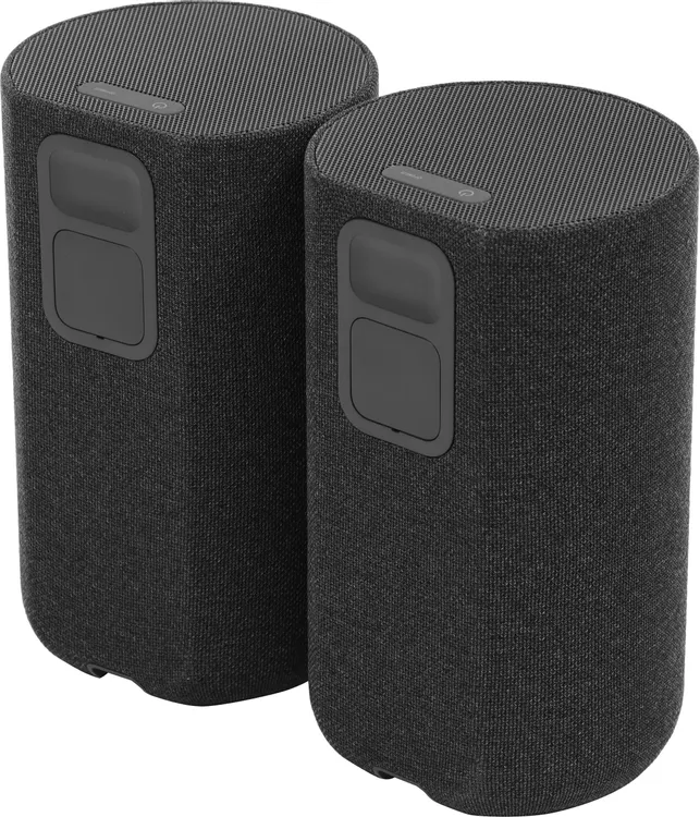 Sony SA-RS5 кнопки управления на фронтальной панели тыловых колонок — питание и регулировка