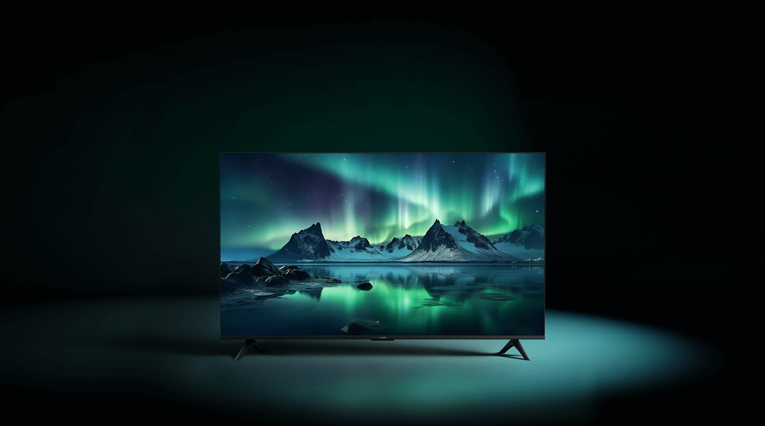 Xiaomi TV A 43 2026 — фронтальный вид, тонкие рамки